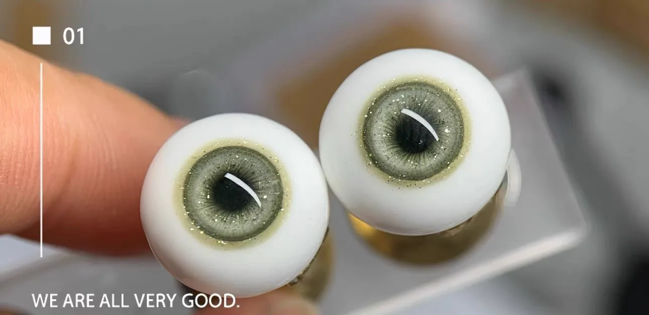 Free Shipping 14mm Safety Eyeball, SD MDD Eyes For Crafts, 1/3 1/4 1/6 BJD Doll Accessories