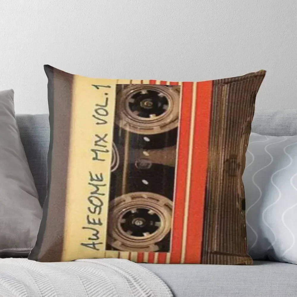 

Awesome Mix Vol.1 Throw Pillow Plaid Sofa pillows decor home christmas decorations for home 2025 pillow