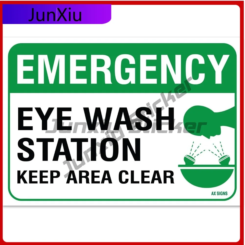 

Emergency Eye Wash Station Unique Car Walls Window Bumper Boat Boat Truck Accessory Unique Funny Trendy Funny Cute