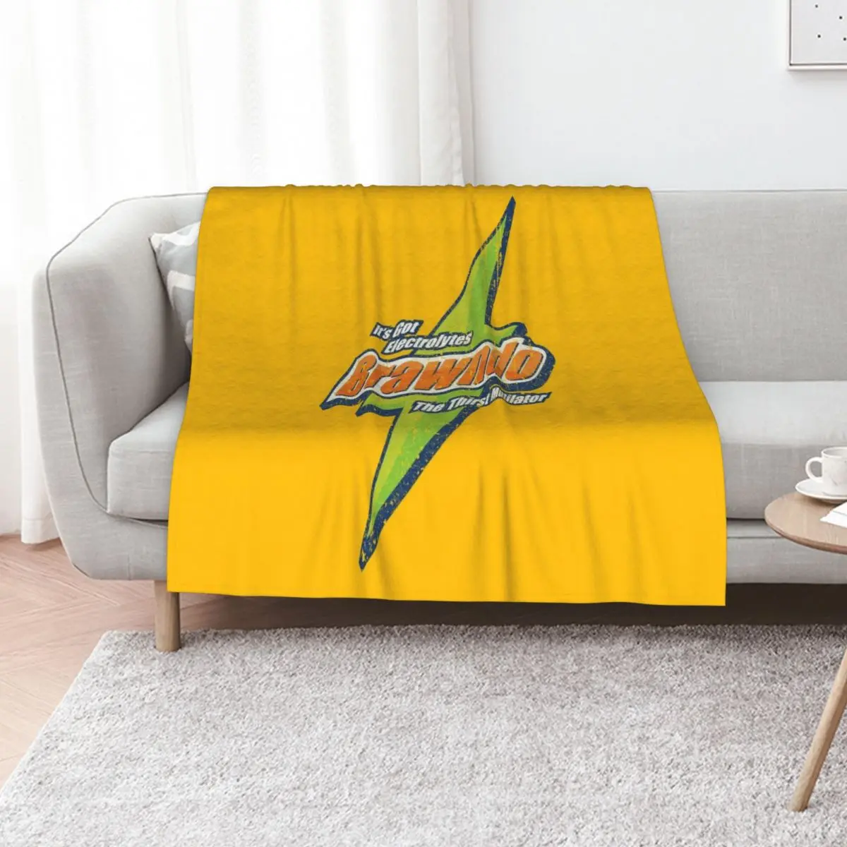 

Brawndo Throw Blanket Spring Fall Cozy Throw Blanket for Couch