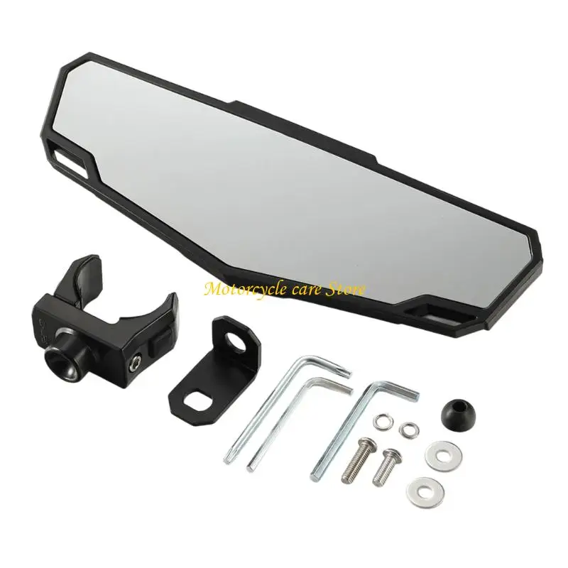 

U75F Convex Rear View Mirror Center Position Installation For 1.5-2 Inch Mount Stand