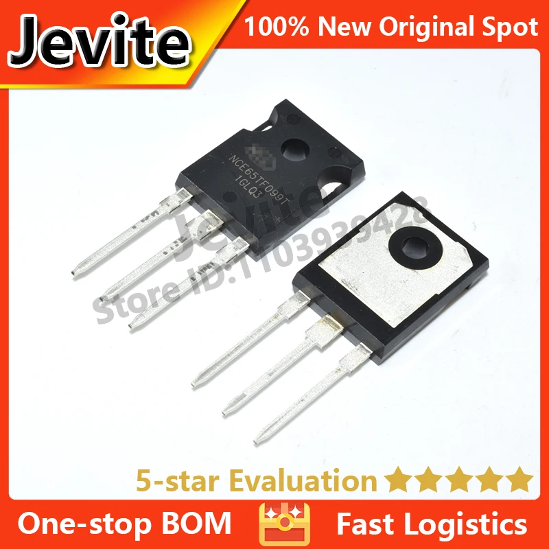 

Jevite 100% New Original electronics Controller 5-10 units/lote NCE65TF099T TO-247 650V 38A MOSFET transistor