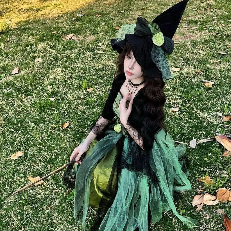 أزياء الهالوين الساحرة السحرية Drenn Wild Fairy T ملابس الأداء النسائية للمهرجانات الصينية التقليدية