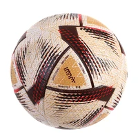2022 Balón de fútbol de alta calidad Tamaño oficial 5 Material de PU Sin costuras Resistente al desgaste Entrenamiento de partido Fútbol Futbol Voetbal Bola
