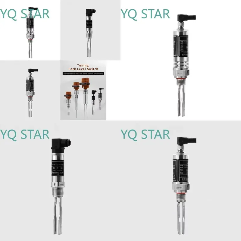 Vibrating Tuning Fork Transmitter for Liquid Level Switch Vibration Fork Sensor for Tank Level Monitoring Industrial Level