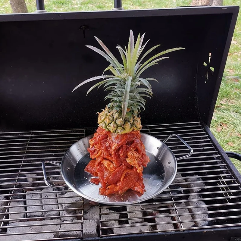 Vertical Skewer for Grill-Al Pastor Skewer Brazilian Vertical Spit Stand for Tacos Al Pastor, Shawarma, Kebabs,-A63M