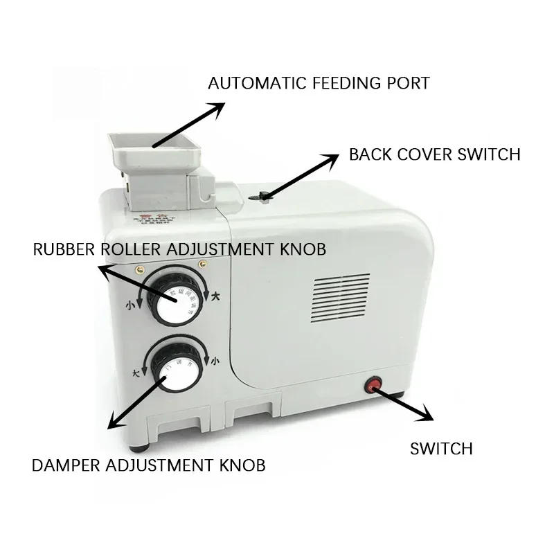 Small hulling electric shelling experimental shelling brown rice machine shelling