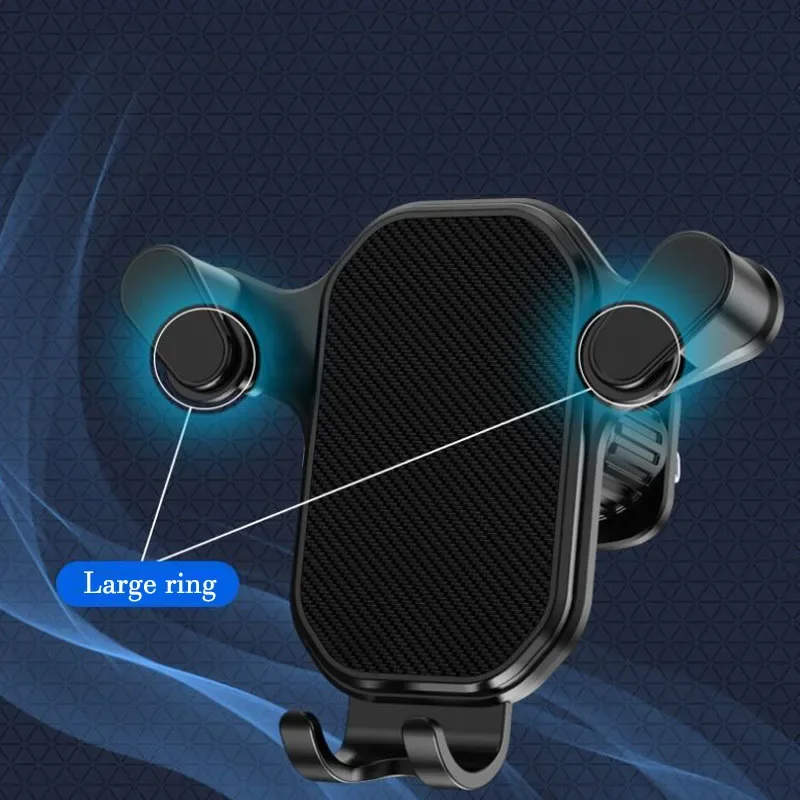 Universal Car Phone Holder with Ventilation Hook for 360 Degree Rotation Installation Anti Shake Supports All Phone Xiaomi - náhled 6