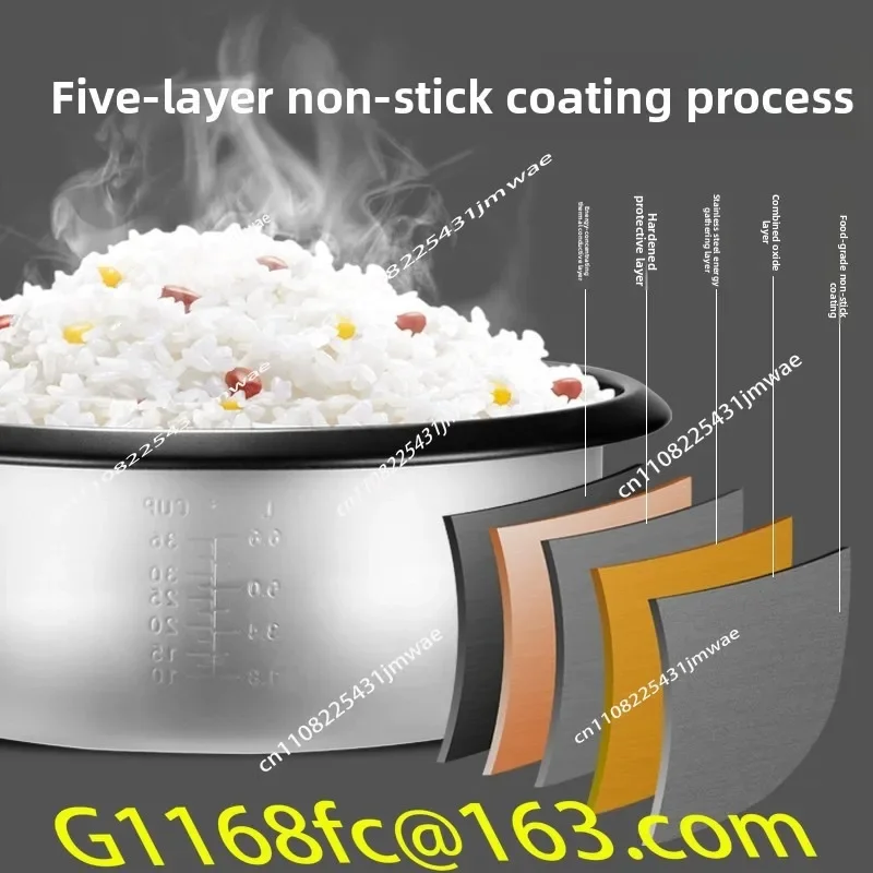 High Quality Electric Rice Cooker  Multicooker Cookware 6L10L  Commercial Canteen Electric Cooker Hotel Household Part