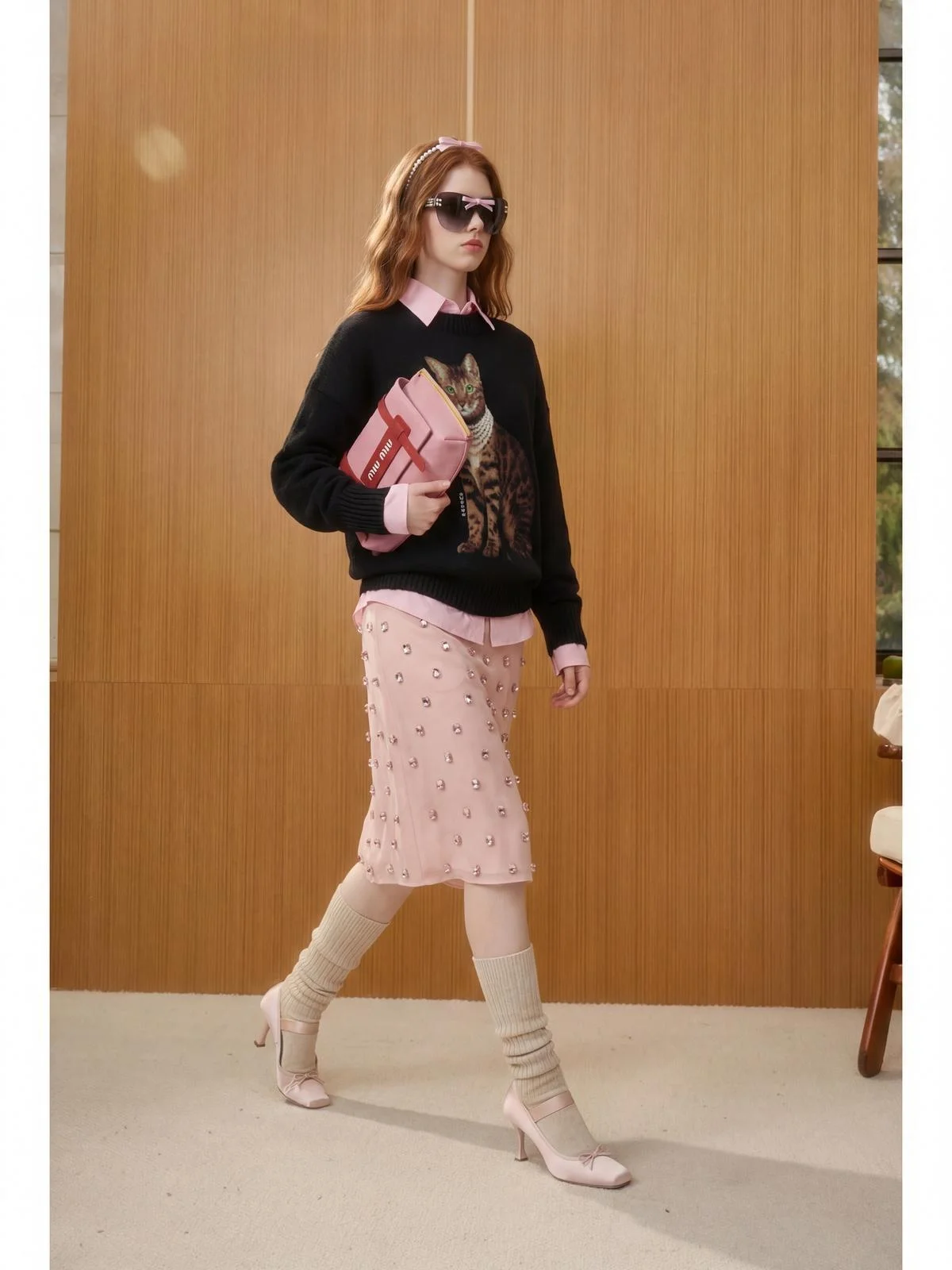 

Bla Knitted Sweater for Women Casual Sle Spring 2026 New Arrival Jia Huizhen Trace Series Loose Fit Long Sve Top