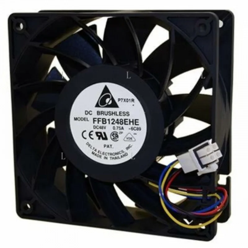 

L for BRAND NEW Delta FFB1248EHE -6C89 120mmx120mmx38mm 48VDC 4-Wire Tubeaxial Fan