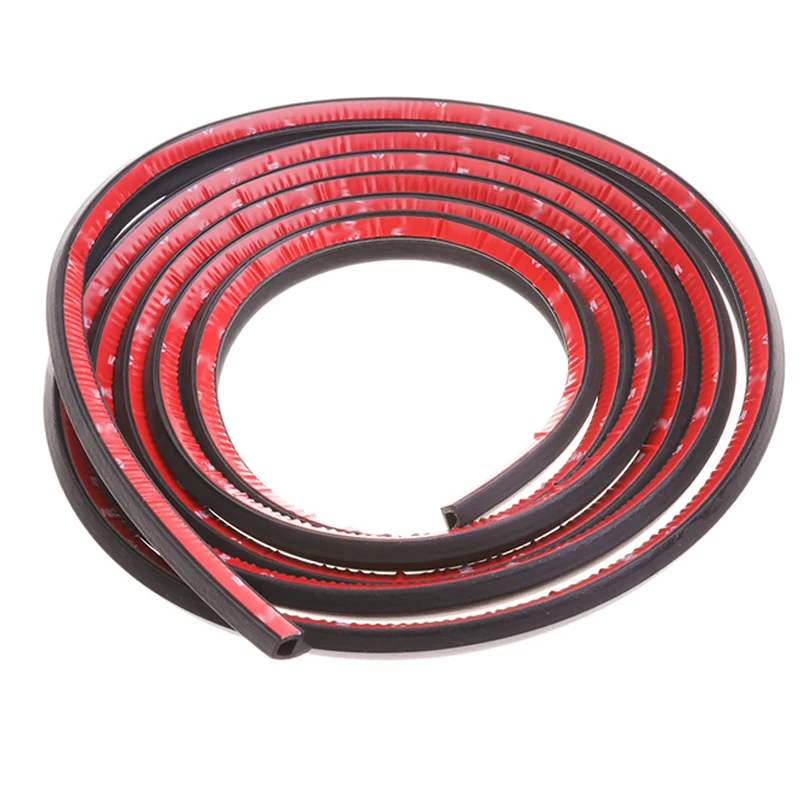 P Type Car Door Rubber Seal Strip Noise Insulation Car Door Sealing Strip Weatherstrip Anti-dust Rubber Door Seals