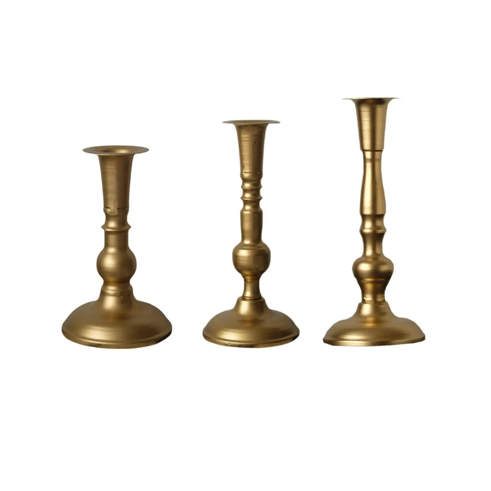 

Iron Candlestick Centerpiece Party Supplies Home Decor Candle Stand Vintage Desktop Ornament for Birthday Fireplace Tea Room
