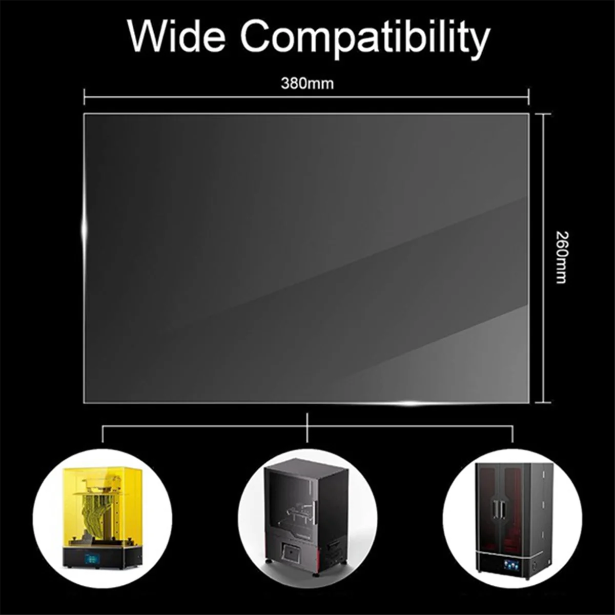 3PCS NFEP(FEP 2.0)Films for Photon M3 Max, M3 Premium, Elegoo Jupiter(6K), Saturn 2 Resin Printers,380X260X0.15mm