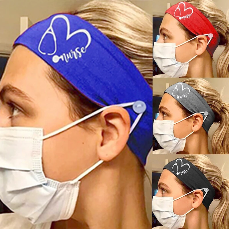

2024 New Buttons Hairbands Milk Shred Hair Band Sports Yoga Headband Travel Headwear Turbans Travel Hair Accessories Для Волос