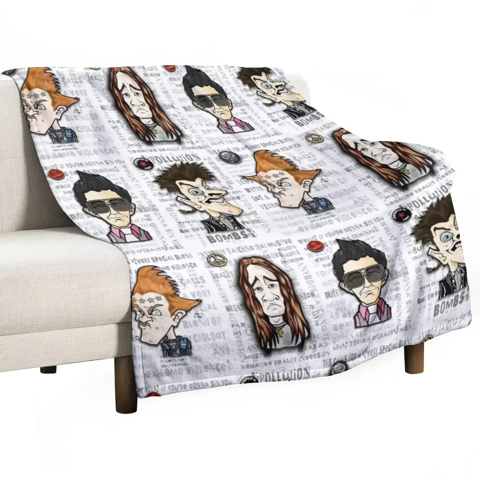 

The Young Ones Quotes Throw Blanket halloween Single Blankets