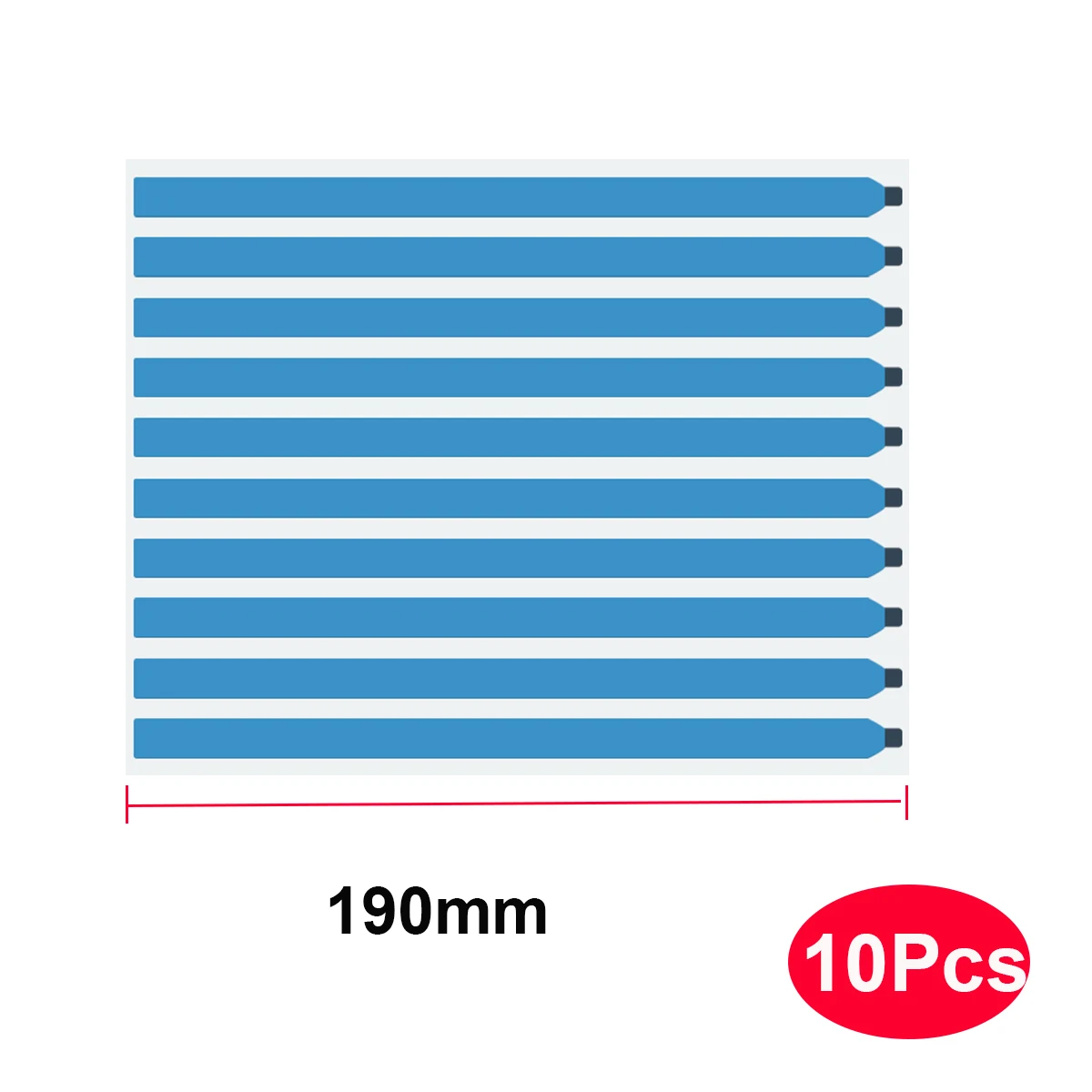 10Pcs Double-Sided LCD Screen Frame Tape for Laptop Easy Pull Glue Display Screen Assembly Adhesive Tablet Phone Repair Sticker