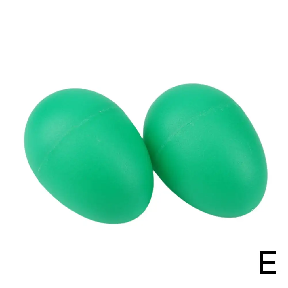 2 Pcs Egg Shakers Musical Instruments Percussion Egg For Kids Toys Plastic Easter Egg Shaker For Education Musical Learning E8k0