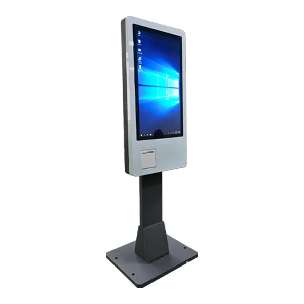 fast food restaurants service self terminal machine ordering payment kiosks cash bill print