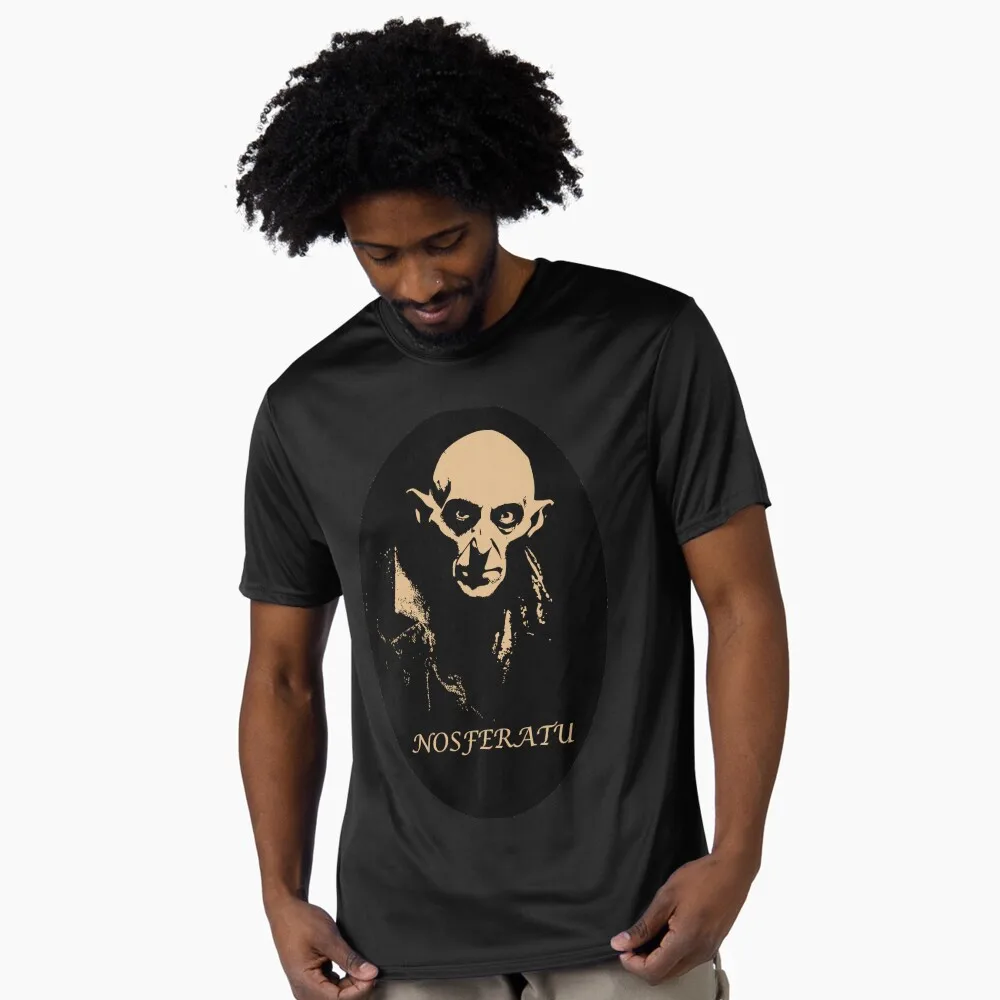 

0403 Horror Vampire movie Nosferatu Scary halloween Gift t shirt Scream film Graphic clothes 100% cotton printed All size tops