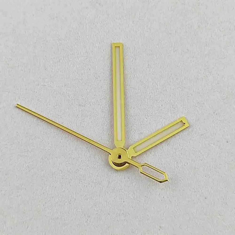 Часы NH35 Стрелки сине-зеленые Светящаяся указка мужские и женские стили размер 7,5*7,5*11,5 мм/9,5*14*14 мм