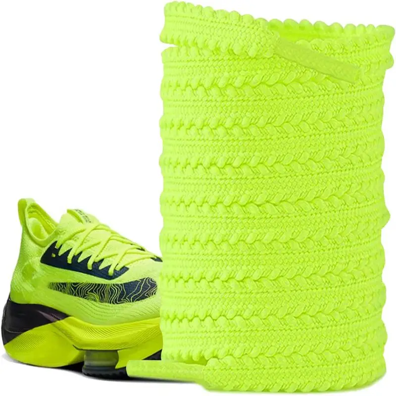 1 Paar flache Schnürsenkel für Laufschuhe, sportliche Ersatzschnürsenkel, Unisex-Schnürsenkel für Turnschuhe, Schuhzubehör – Detail 5