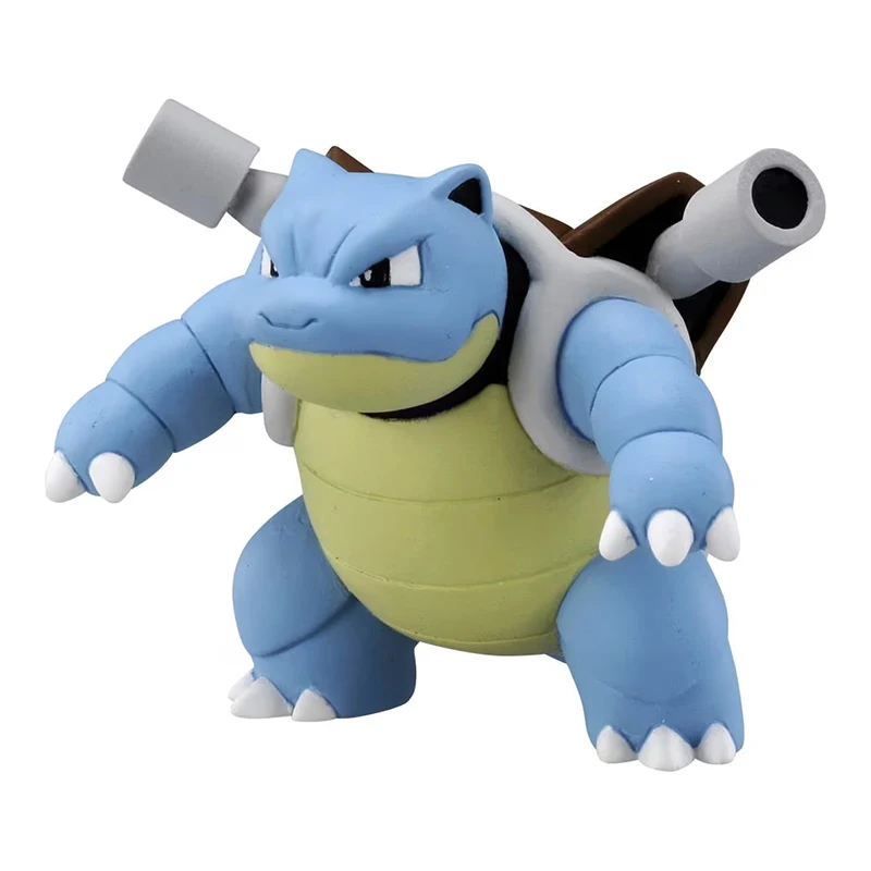 TAKARA TOMY Pokemon MS-16 Blastoise Model Childrens Toy Ornaments Decorative Trendy Figures Animation Peripherals Birthday Gifts