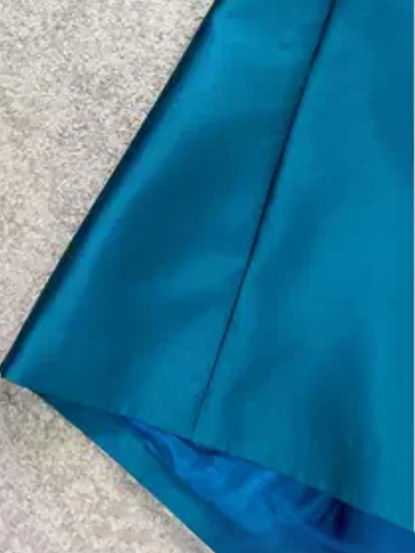 Ele Pure Color A-Line Weste ort Svel Dr Neue Sommerkollektion Hohe Taille Vielseitig Lässig U-Neline Midi Dr