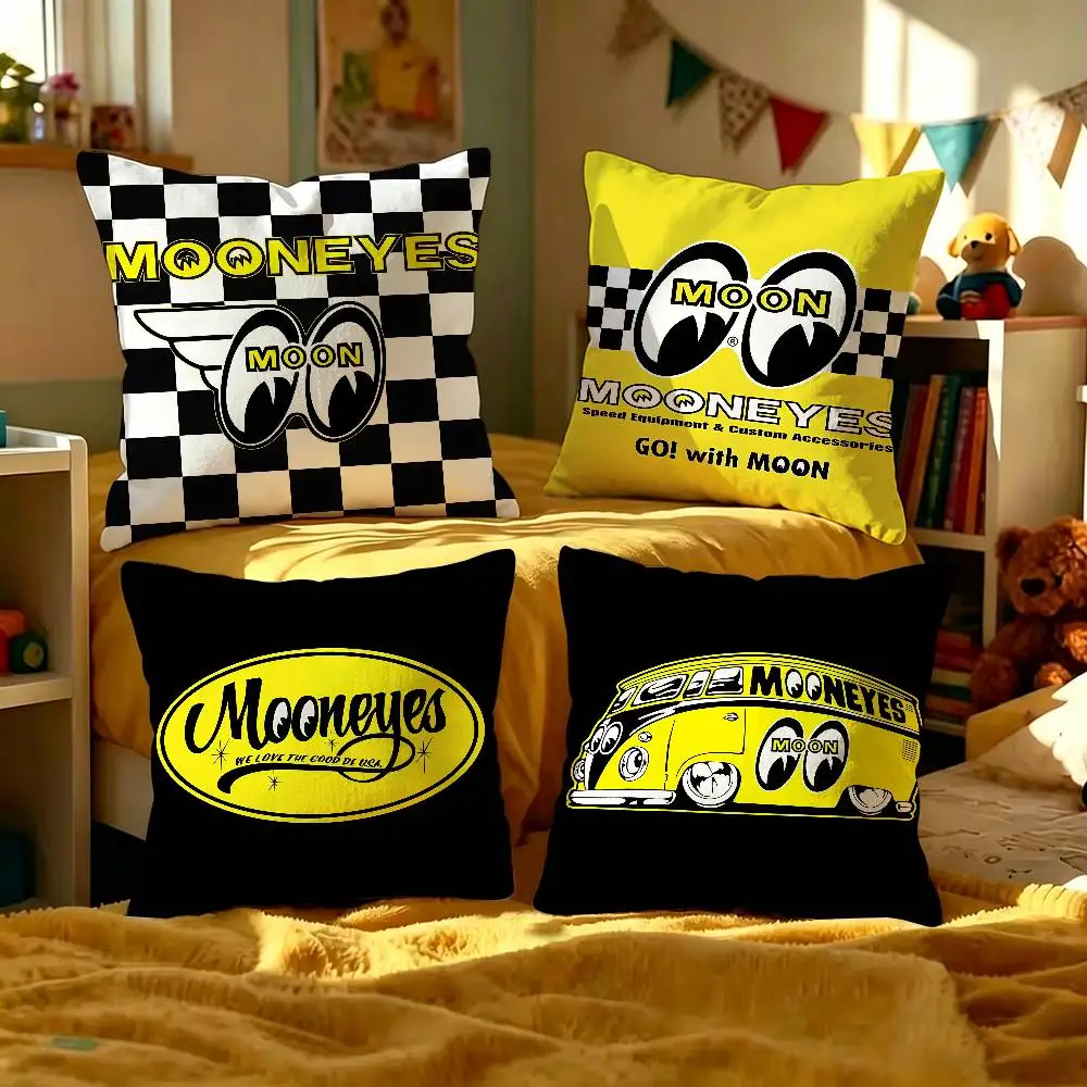Mooneyes Pillow Anime Pillow Sofa Bed Head Pillow Cover Cushion Cover 45x45 cm Fashion