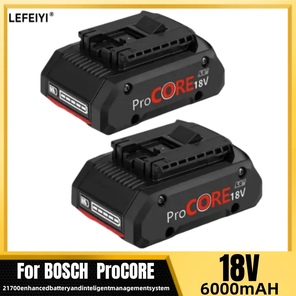 6Ah ProCORE Ersatzakku, für Bosch 18V Akku-Werkzeuge BAT609 BAT618 GBA18V 21700 Hochleistungs-5C-Stromzelle