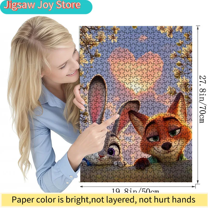 لغز زوتوبيا مناسب للبالغين والعائلات - لغز كبير وصعب بموضوع الحيوانات مع شخصيات جودي وسكراتش - سكراتش