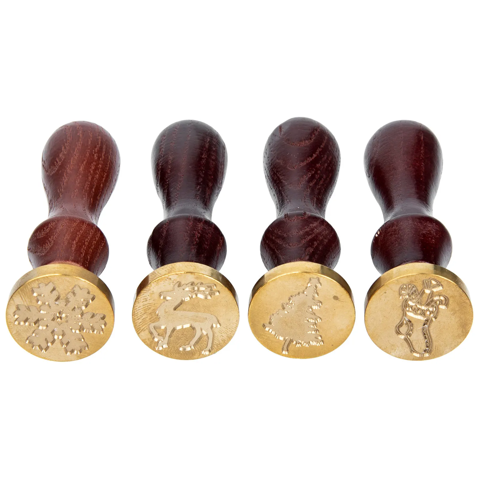 

Набор винтажных восковых печатей: медная головка, деревянная ручка, для декоративной печати на открытках, конвертах, приглашениях на свадьбу