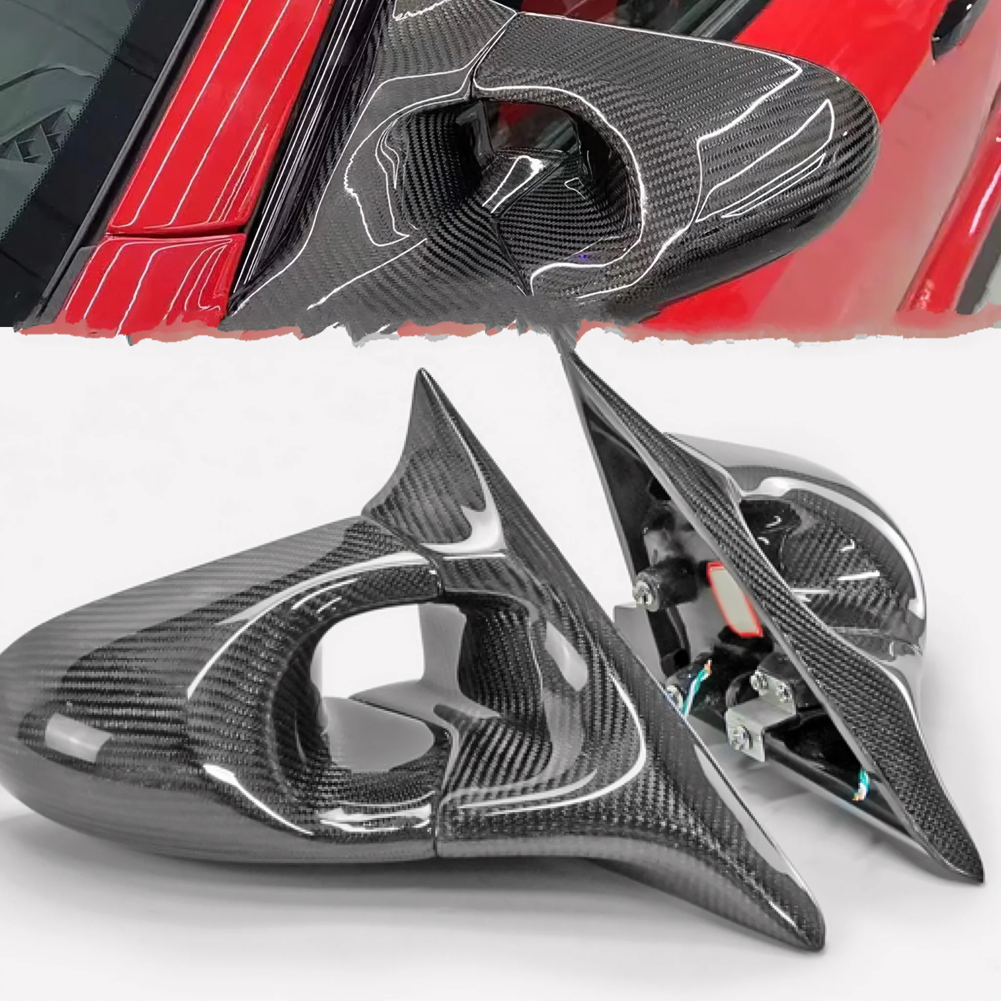 

For Subaru Impreza WRX GRB GVF Aero Mirror WRX STI GRB Carbon Side Mirror Car Mirror