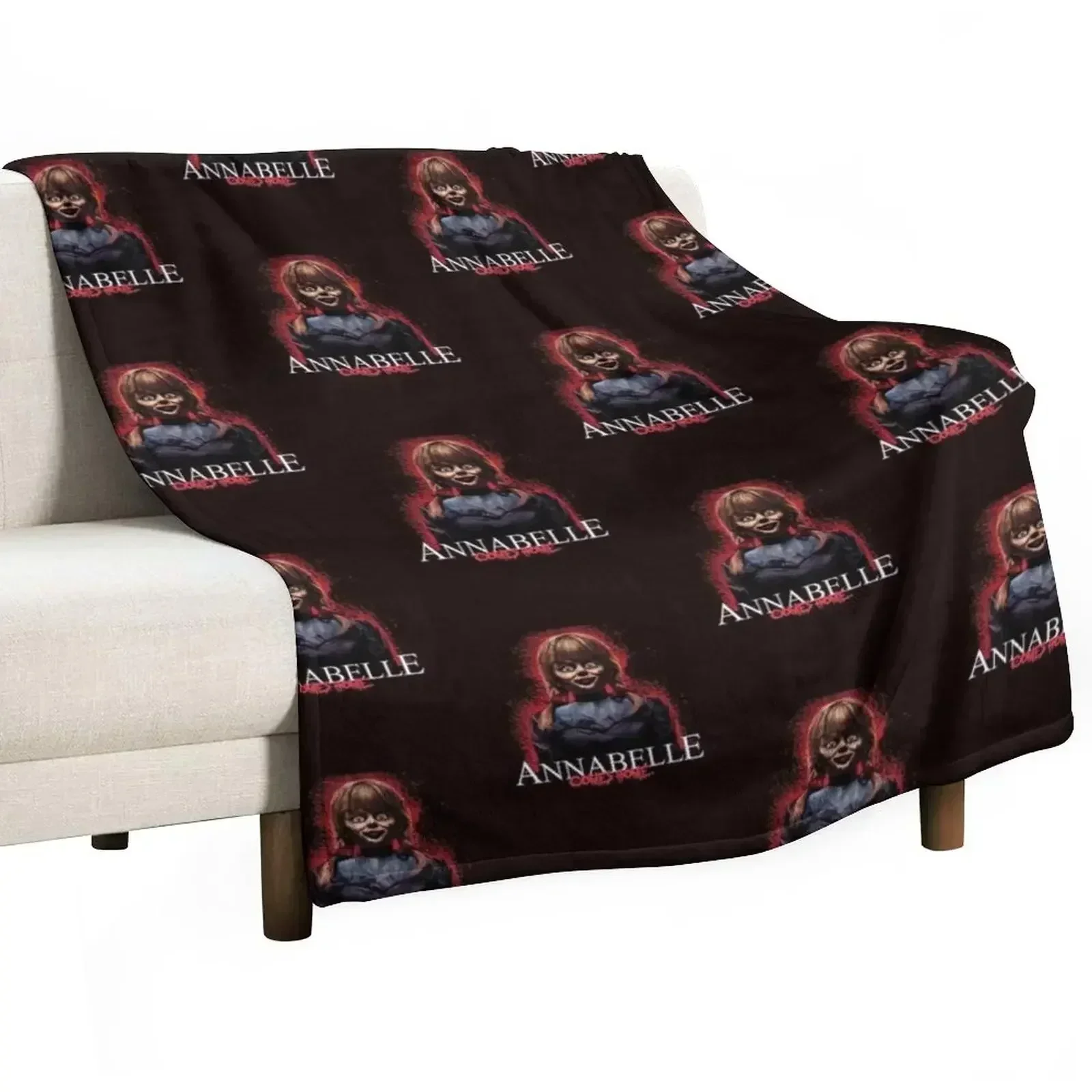 

Annabelle comes home Throw Blanket Wrinkle Resistant Lightweight Blanket