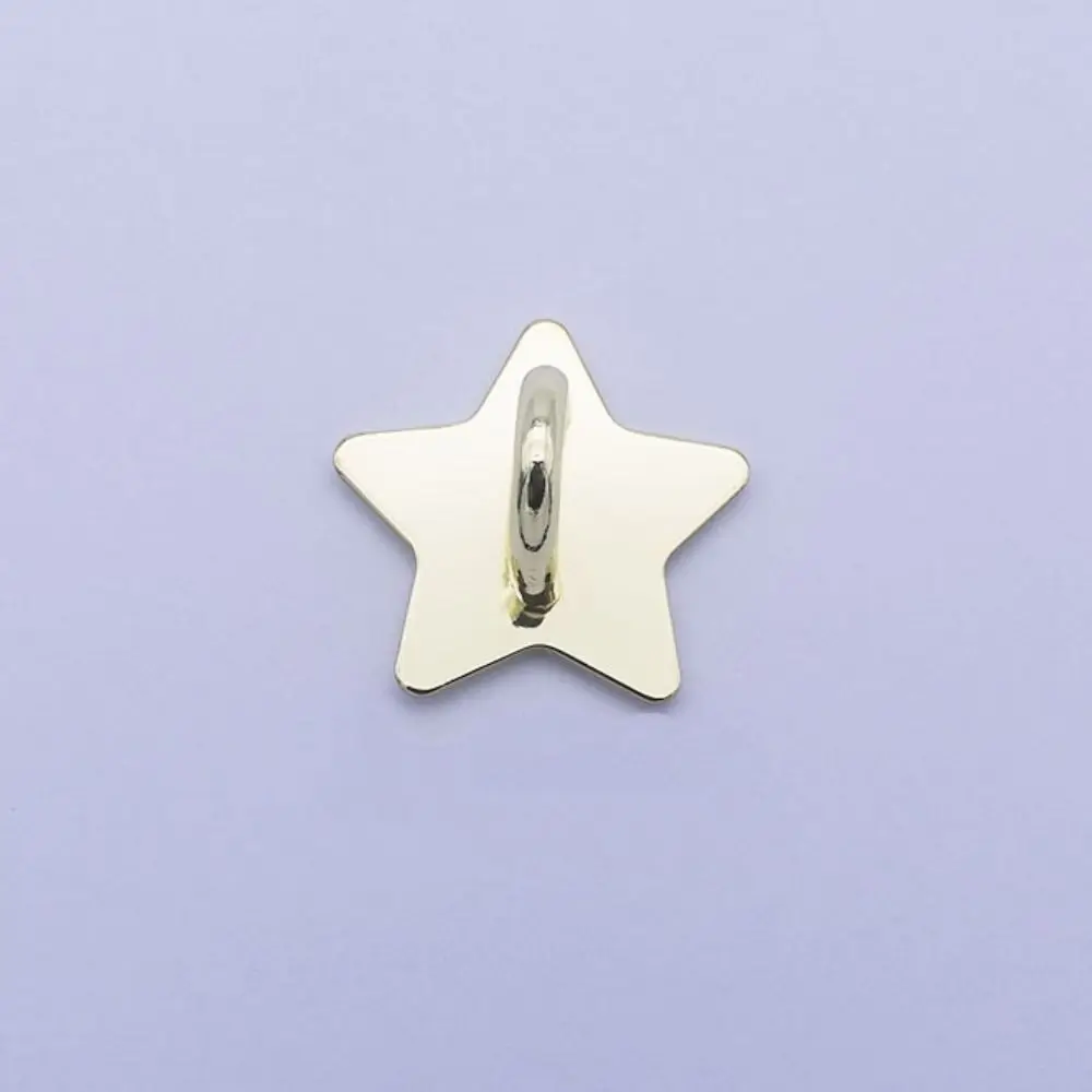 Starry Sky Stars Moon Phone Charm Self Adhesive Silver Gold Phone Case Finger Ring Metal Holder Stand Phone Hook Buckle view 5