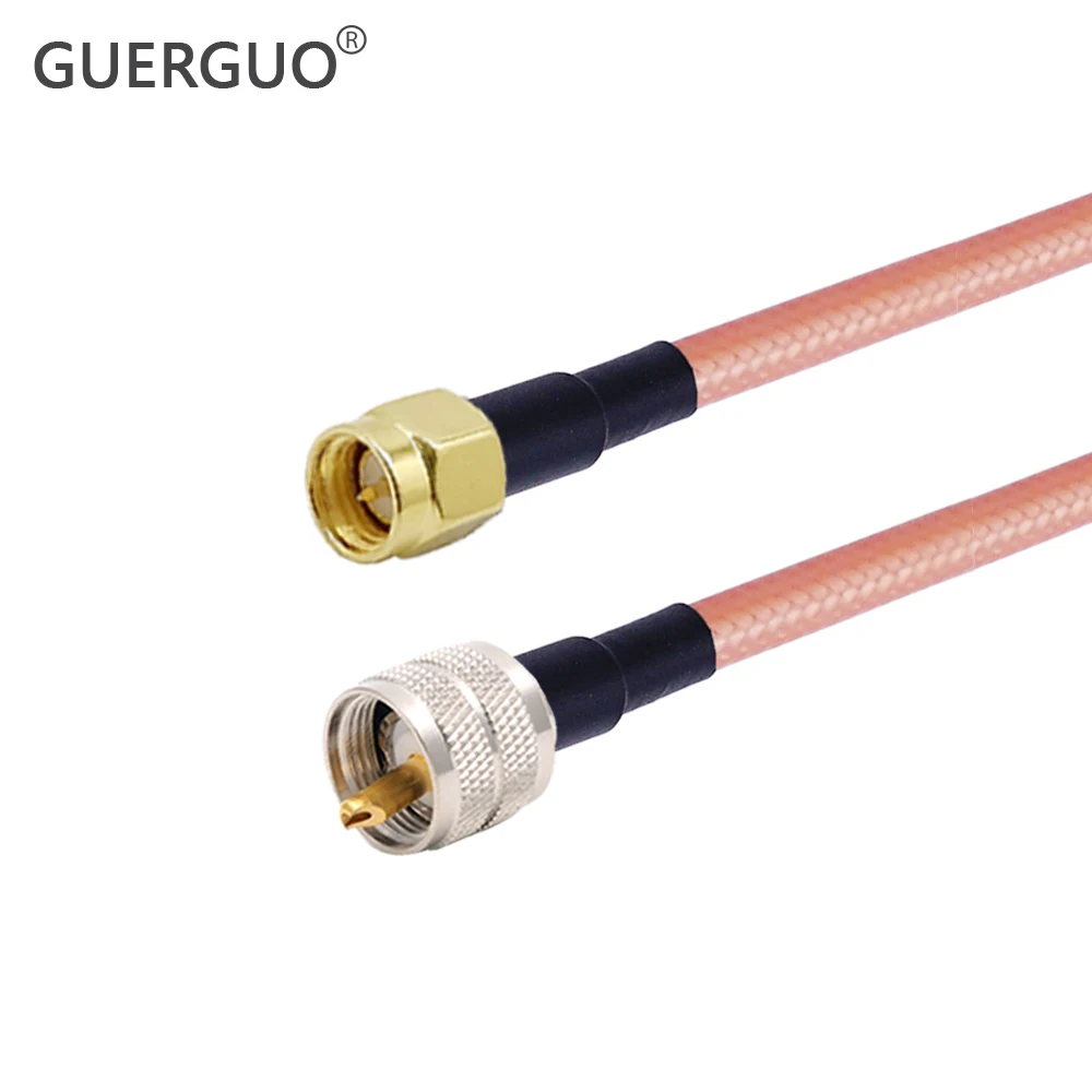 

RF Coaxial RG142 Cable UHF Femal to SMA Male Plug Adapter Double Shielded Crimp WIFI Router Antenna Extension Jumper Pigtail