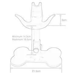 Soporte de baño para perros con gel - Accesorios de cuidado