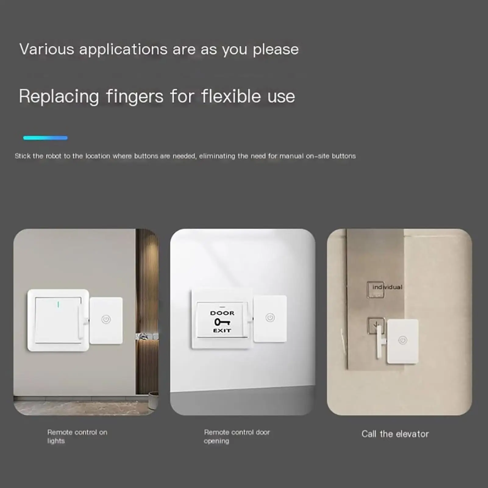 

Home Controller Remote Switches Remote Button Pusher For Smart Button Pusher Remote Turn Off The Lights Smart Home Parts