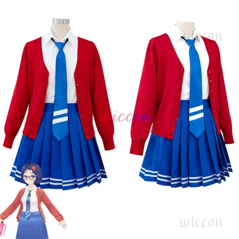 Mila Gioco Cosplay MiSide Pazzo Miла Мита Mila Mita Costume Cosplay Ragazza Scuola JK Uniformi Parrucca Vestito per Donna