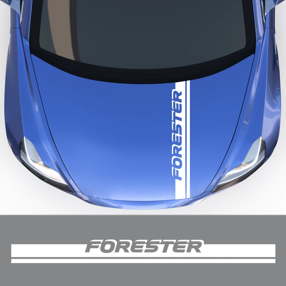 ملصقات غطاء السيارة لسوبارو فورستر SH SF SG غطاء المحرك التلقائي الفينيل فيلم بولي كلوريد الفينيل بونيه الديكور الشارات ضبط اكسسوارات السيارات