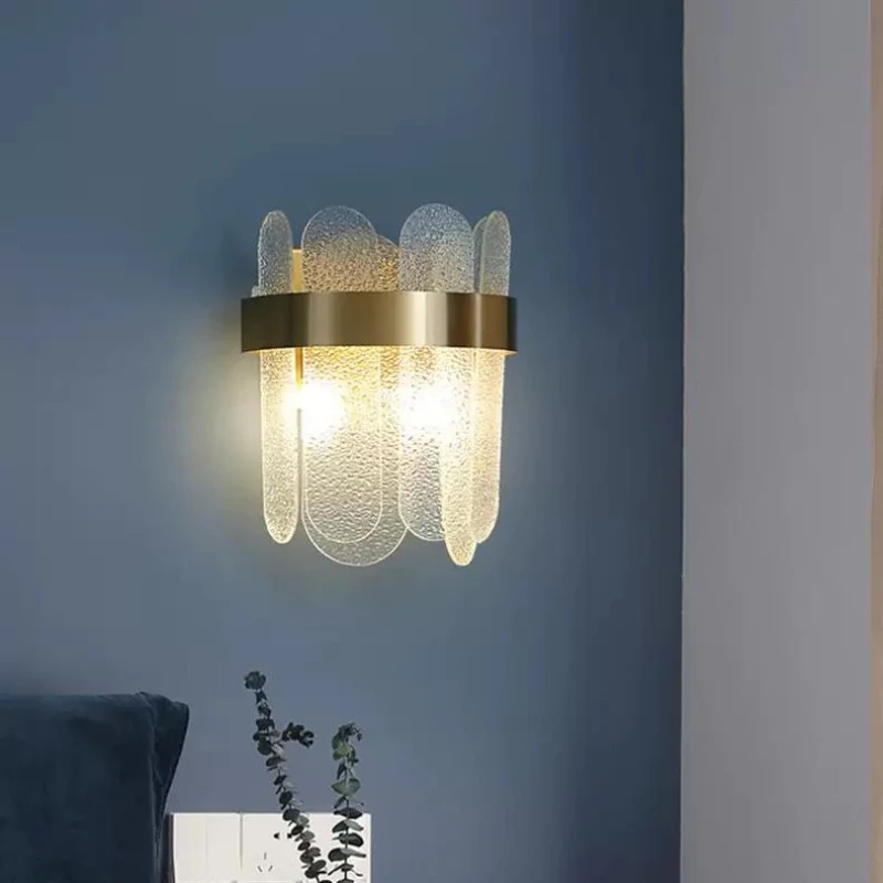 

Light Luxury and Minimalist Wall Lamp Bedroom Living Room Light Background Bedside Lighting Fixtures