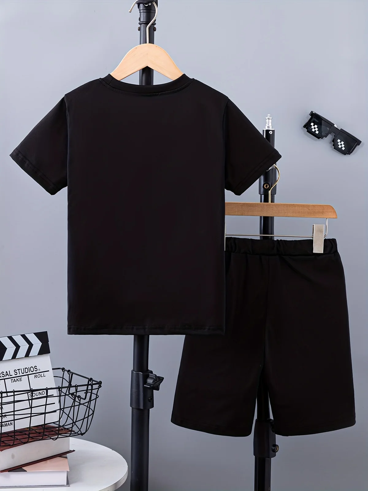 Ubrania dla dzieci chłopcy i dziewczęta letni rysunek Top i szorty 2-częściowy zestaw dres nastoletni chłopiec dres dziecięcy na co dzień