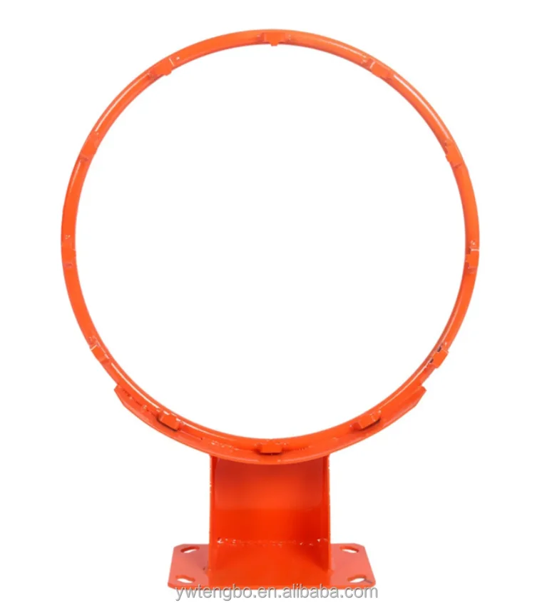 Metal Steel Outdoor Glass Fiber Backboard Red/White/Blue Basketball Ring Wall Mount Portable Hooppromote sales