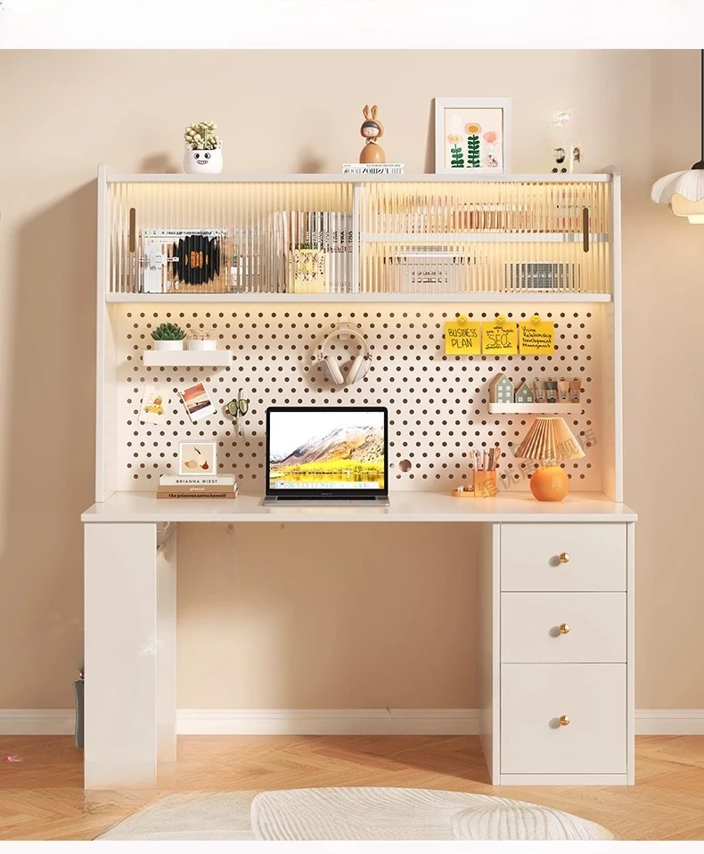 

Стол из цельного дерева, книжная полка, встроенный компьютерный стол, письменный стол, рабочий стол для спальни