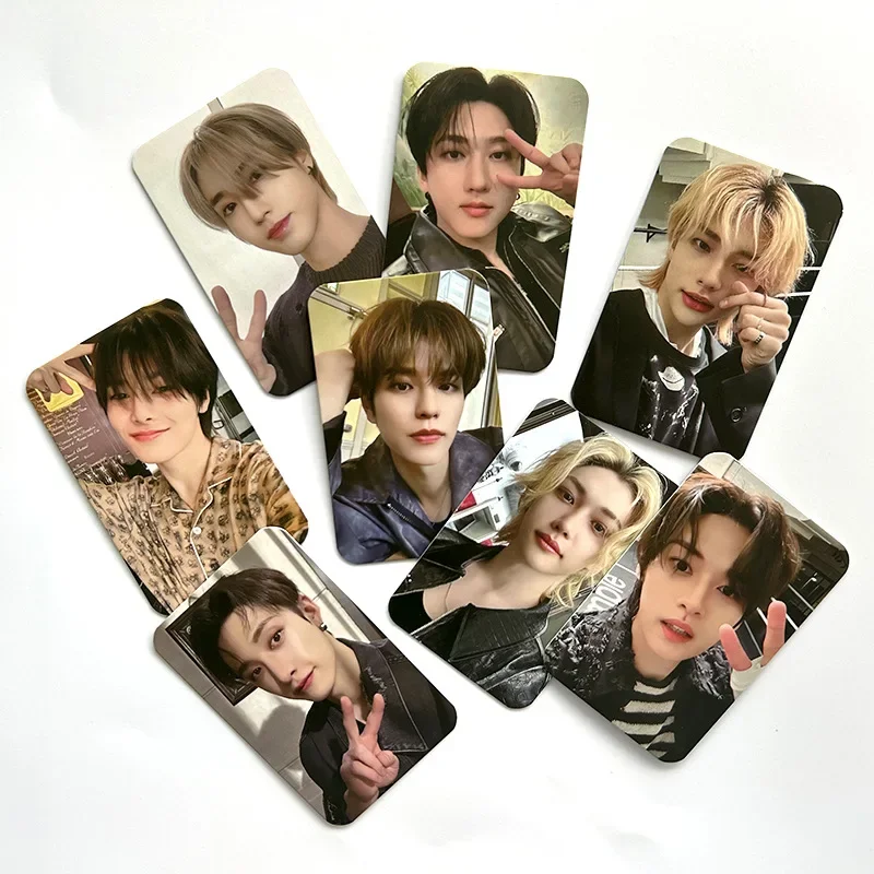 8PCS/Set Kpop Idol SKZ Album 5-STAR Series Postcards Photocards Characters Printed LOMO Cards Stationery