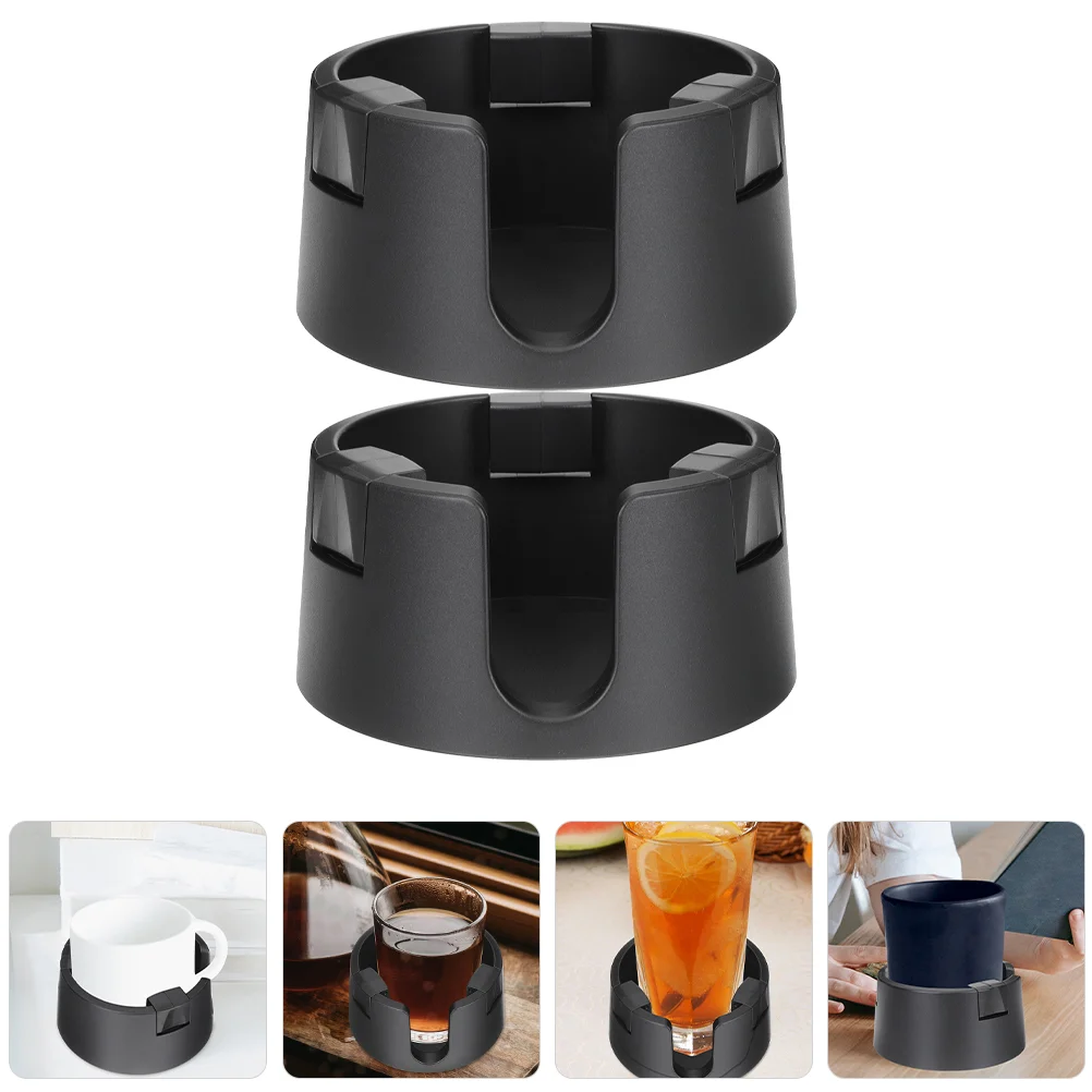 2 Pcs Cup Holder Boat Holders for Drinks Table Beverage Desktop Bottle Sofa Couch Anti-spill