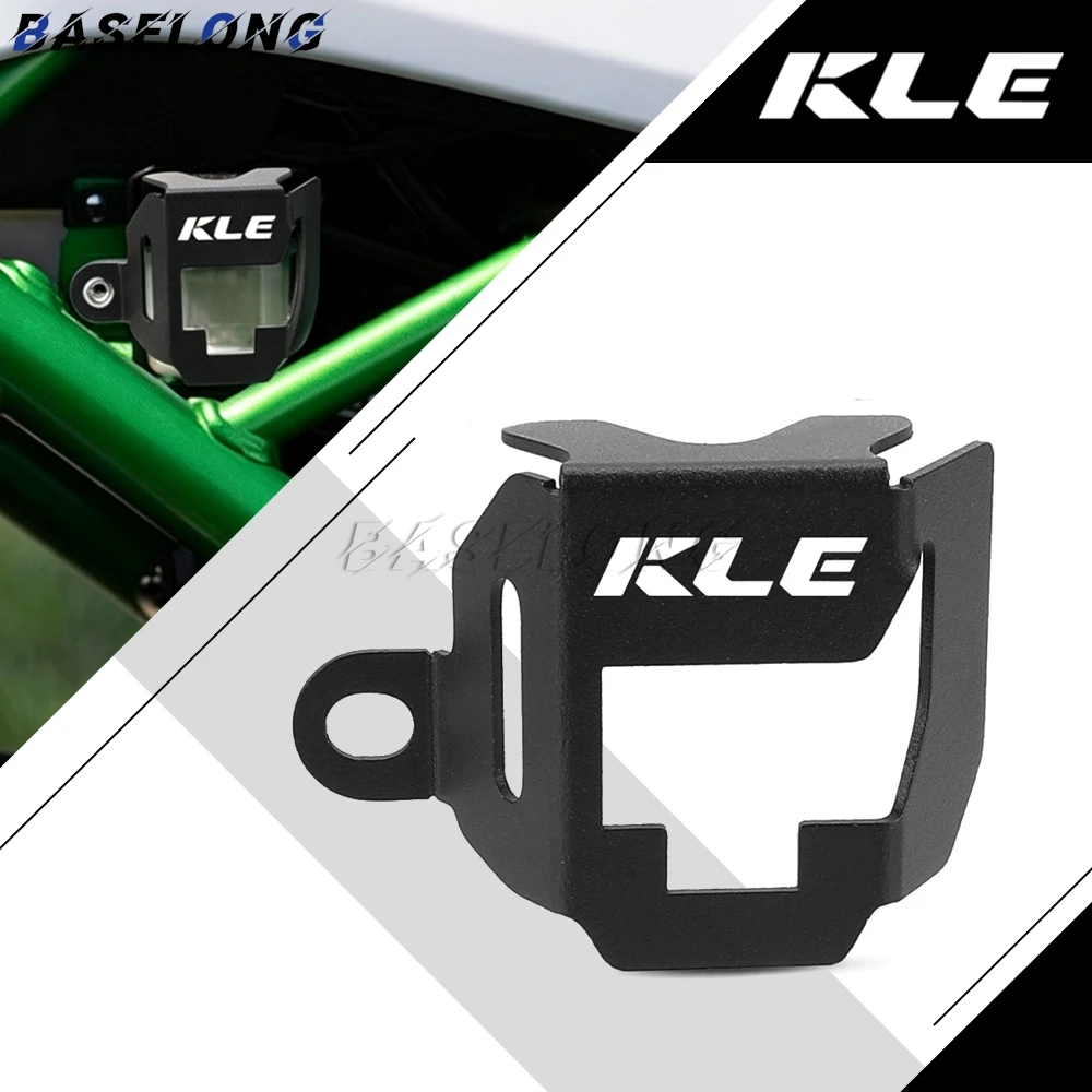 Motorcycle Accessories Rear Brake Fluid Reservoir Guard Cover Protector For Kawasaki KLE500 KLE 500 SE 2025 2026 2027 KLE 500SE