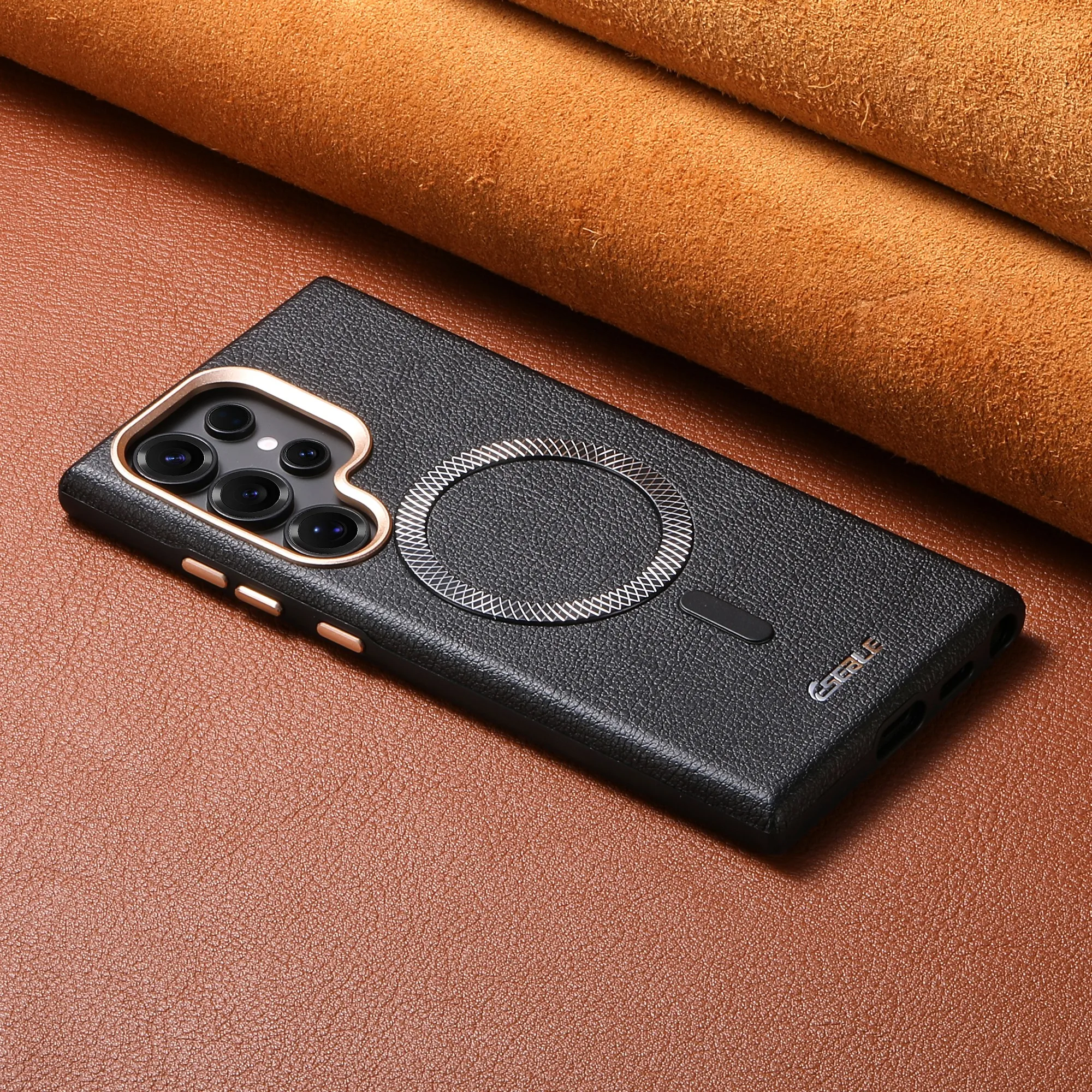 Magnetic Solid Color Litchi Texture Shockproof Full Protective Case for Samsung S24/S24 Ultra/S25 Plus/S25 Ultra/S26/S26 Ultra view 4