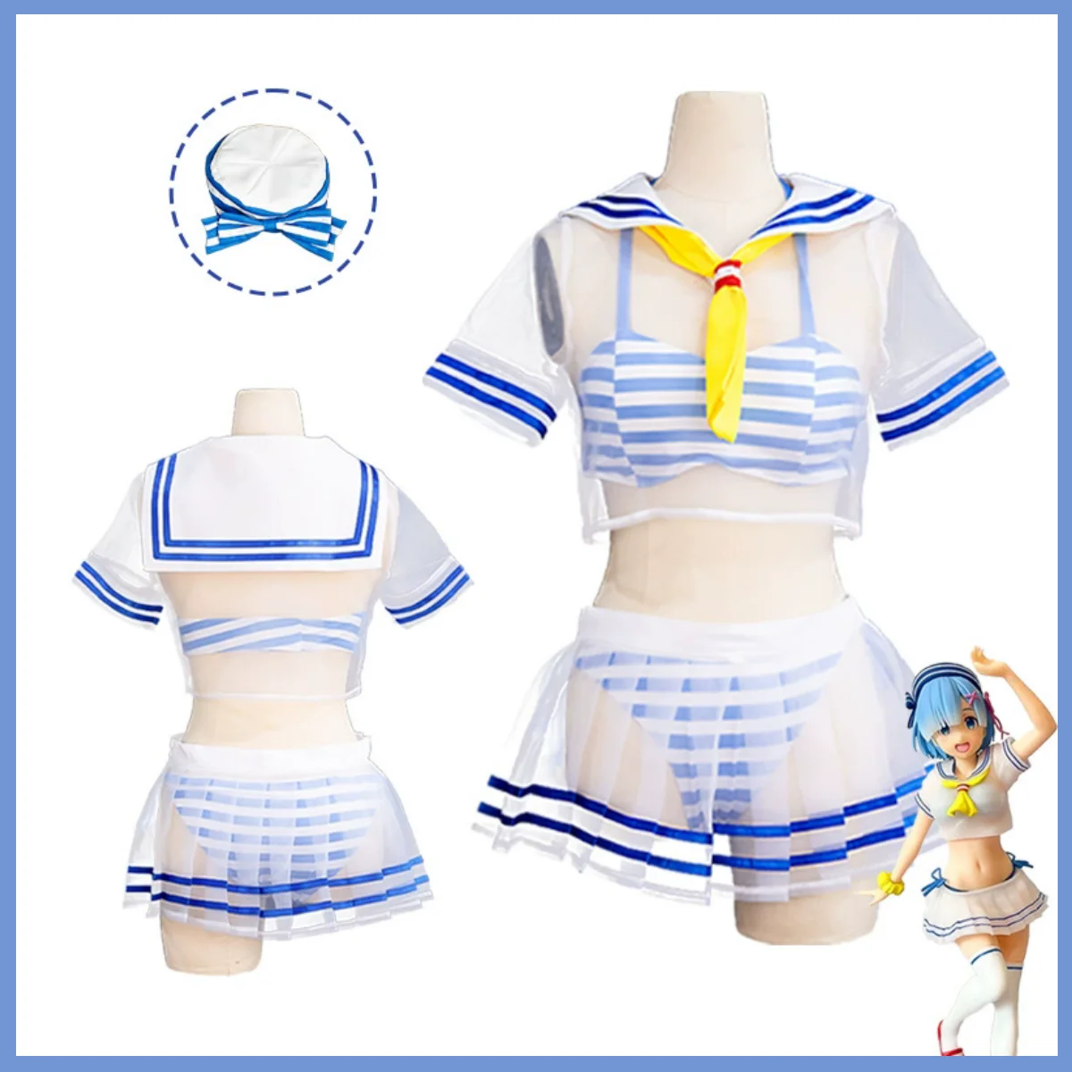 Xqanime re: vida em um mundo d - Re Zero Rem Wig avaliação e preço