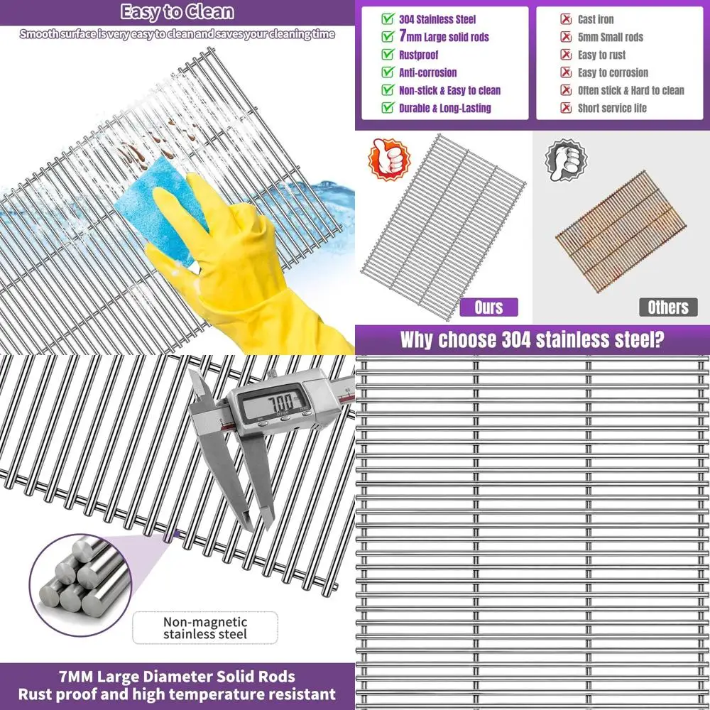 

Turbo 4 Burner Grill Replacement 28.5 Cooking Grid Grates